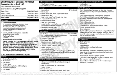 Photos of 2023 Chevrolet Silverado 1500 RST for sale in Bridgeport, NY at Bridgeland Auto Brokers