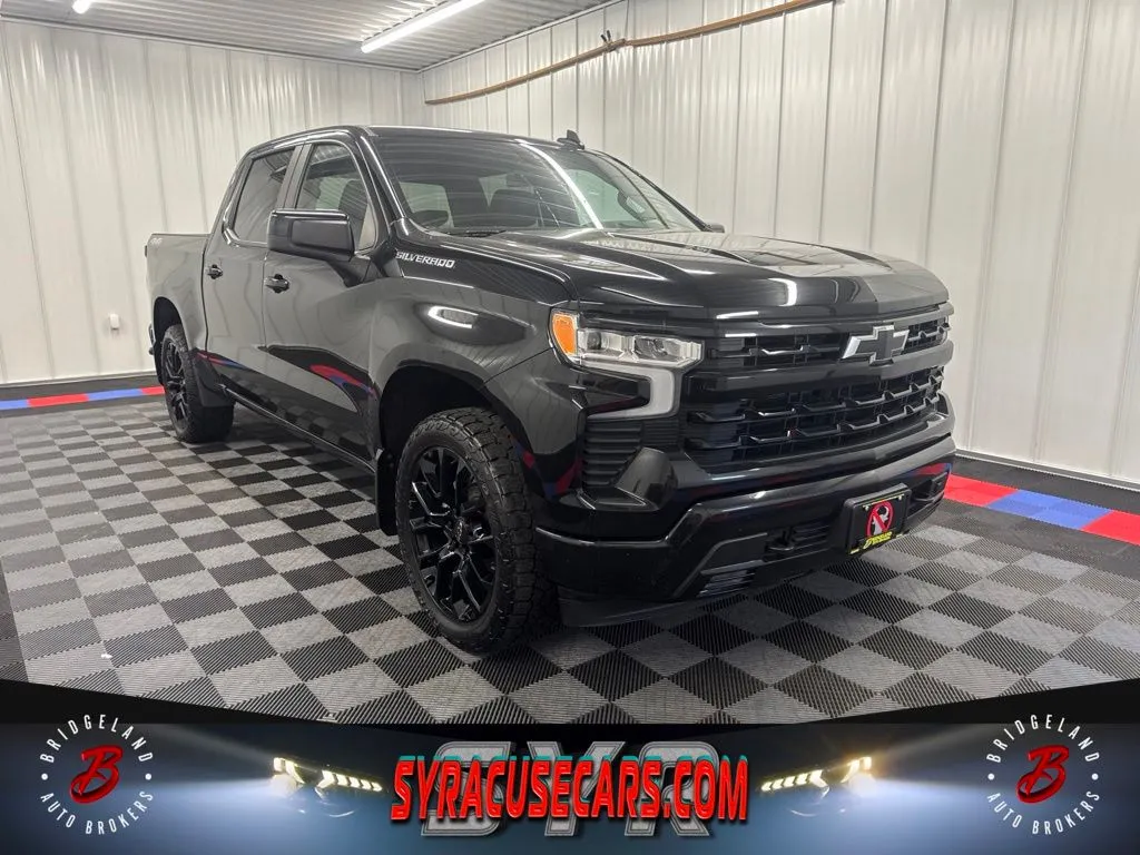 Black 2023 Chevrolet Silverado 1500 RST for sale in Bridgeport, NY
