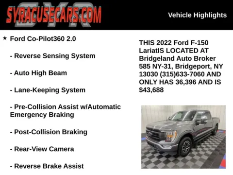 More photos of 2022 Ford F-150 Lariat at Bridgeland Auto Brokers, NY