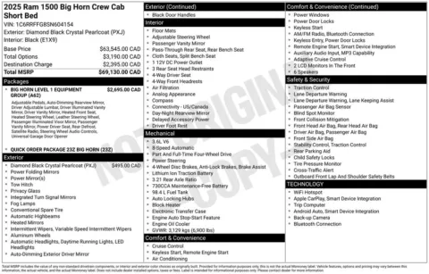 Photos of 2025 Ram 1500 Big Horn/Lone Star for sale in Bridgeport, NY at Bridgeland Auto Brokers