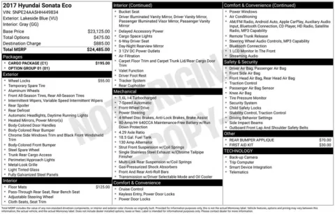 Photos of 2017 Hyundai Sonata ECO for sale in Bridgeport, NY at Bridgeland Auto Brokers