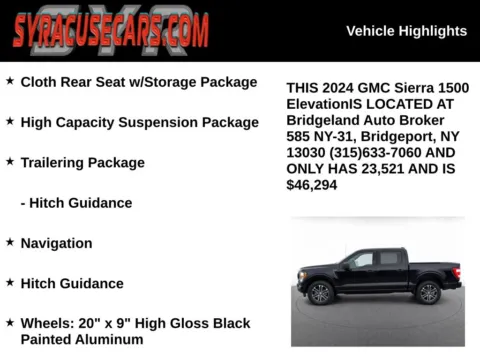 More photos of 2024 GMC Sierra 1500 Elevation at Bridgeland Auto Brokers, NY