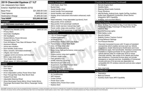 Photos of 2019 Chevrolet Equinox LT for sale in Bridgeport, NY at Bridgeland Auto Brokers