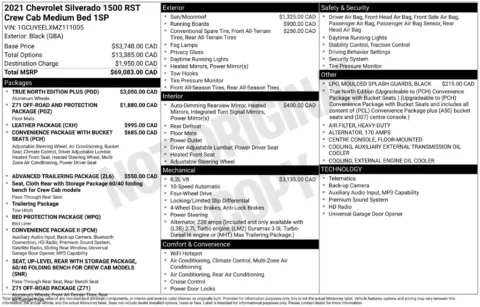 Photos of 2021 Chevrolet Silverado 1500 RST for sale in Bridgeport, NY at Bridgeland Auto Brokers