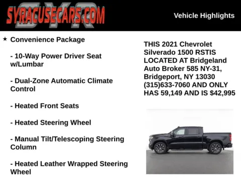 More photos of 2021 Chevrolet Silverado 1500 RST at Bridgeland Auto Brokers, NY