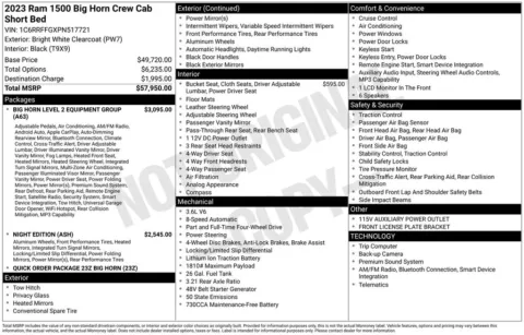 Photos of 2023 Ram 1500 Big Horn/Lone Star for sale in Bridgeport, NY at Bridgeland Auto Brokers
