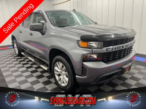 Gray 2021 Chevrolet Silverado 1500 Custom for sale in Bridgeport, NY