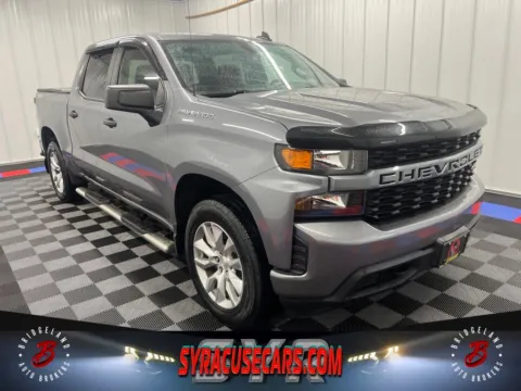 Gray 2021 Chevrolet Silverado 1500 Custom for sale in Bridgeport, NY
