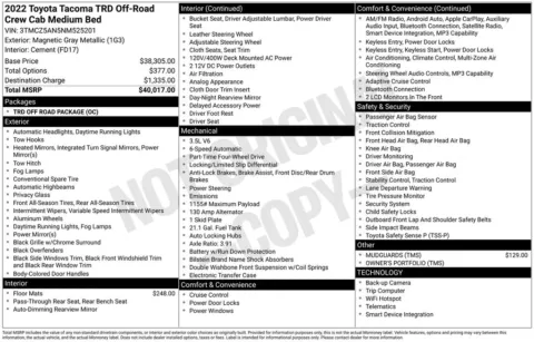 Photos of 2022 Toyota Tacoma TRD Off-Road for sale in Bridgeport, NY at Bridgeland Auto Brokers