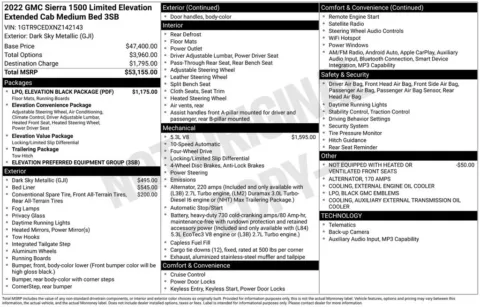 Photos of 2022 GMC Sierra 1500 Limited Elevation for sale in Bridgeport, NY at Bridgeland Auto Brokers