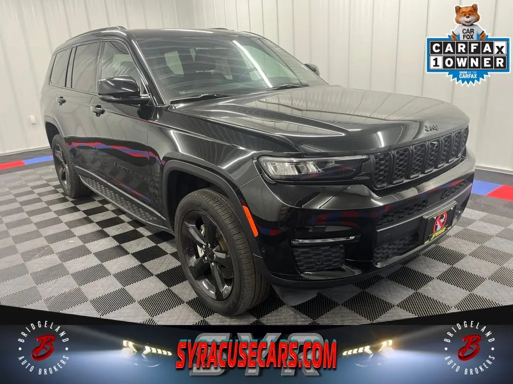 Black 2024 Jeep Grand Cherokee L Limited for sale in Bridgeport, NY