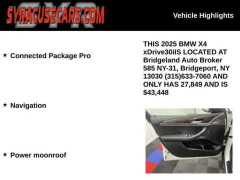 More photos of 2025 BMW X4 xDrive30i at Bridgeland Auto Brokers, NY