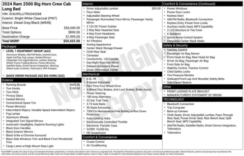 Photos of 2024 Ram 2500 Big Horn for sale in Bridgeport, NY at Bridgeland Auto Brokers
