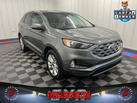 Gray 2024 Ford Edge Titanium for sale in Bridgeport, NY