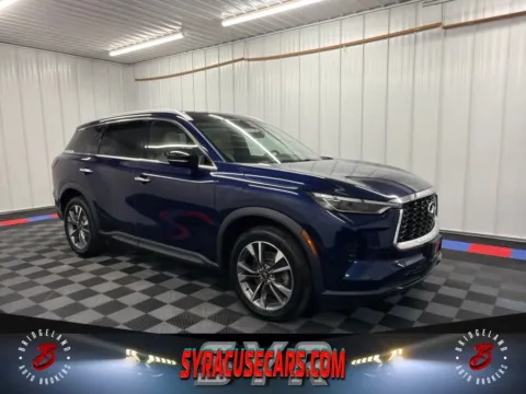 Blue 2023 INFINITI QX60 LUXE for sale in Bridgeport, NY