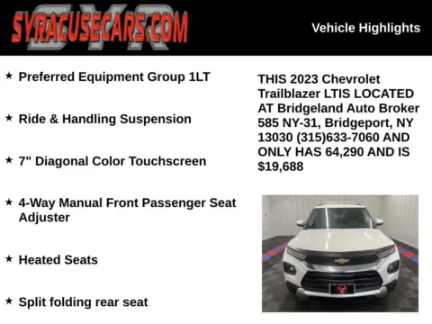More photos of 2023 Chevrolet TrailBlazer LT at Bridgeland Auto Brokers, NY