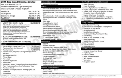 Photos of 2024 Jeep Grand Cherokee Limited for sale in Bridgeport, NY at Bridgeland Auto Brokers