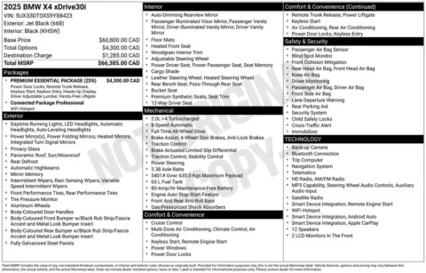 Photos of 2025 BMW X4 xDrive30i for sale in Bridgeport, NY at Bridgeland Auto Brokers