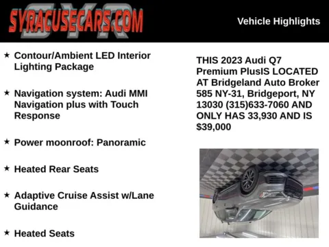 More photos of 2023 Audi Q7 55 Premium Plus at Bridgeland Auto Brokers, NY