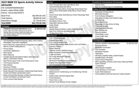 Photos of 2022 BMW X3 xDrive30i for sale in Bridgeport, NY at Bridgeland Auto Brokers