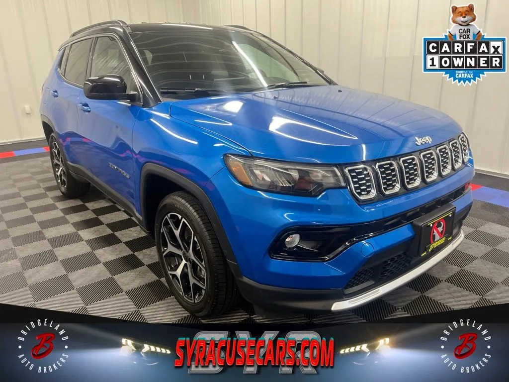 Blue 2025 Jeep Compass Limited for sale in Bridgeport, NY