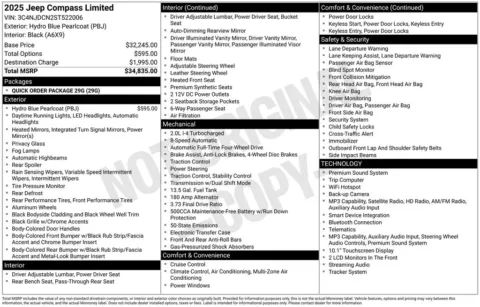 Photos of 2025 Jeep Compass Limited for sale in Bridgeport, NY at Bridgeland Auto Brokers