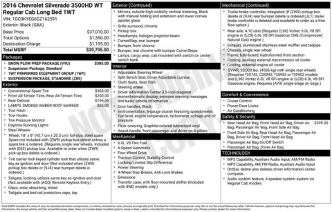 Photos of 2016 Chevrolet Silverado 3500HD Work Truck for sale in Bridgeport, NY at Bridgeland Auto Brokers
