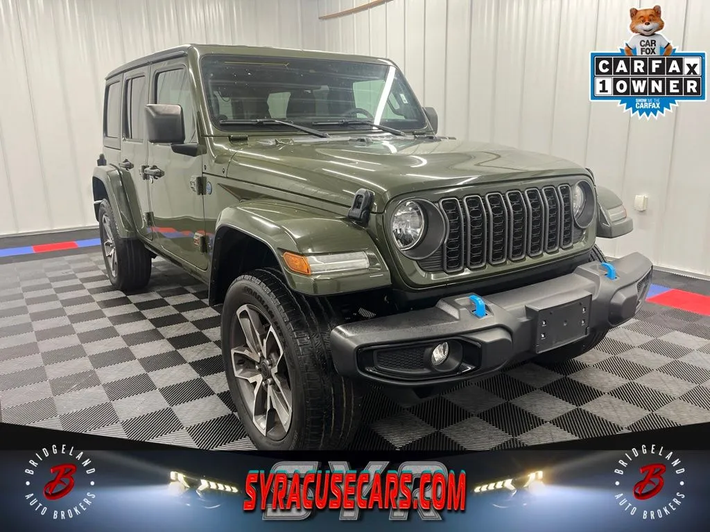 Green 2024 Jeep Wrangler Sport S 4xe for sale in Bridgeport, NY