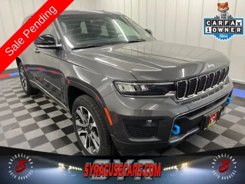 Gray 2023 Jeep Grand Cherokee Overland 4xe for sale in Bridgeport, NY
