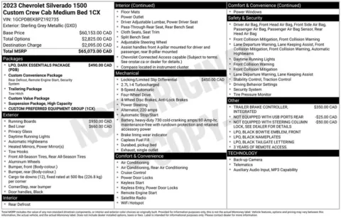 Photos of 2023 Chevrolet Silverado 1500 Custom for sale in Bridgeport, NY at Bridgeland Auto Brokers