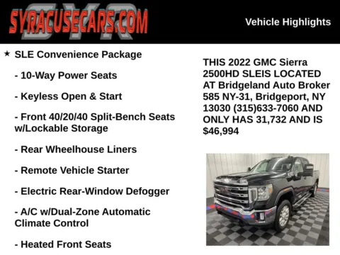 More photos of 2022 GMC Sierra 2500 HD SLE at Bridgeland Auto Brokers, NY