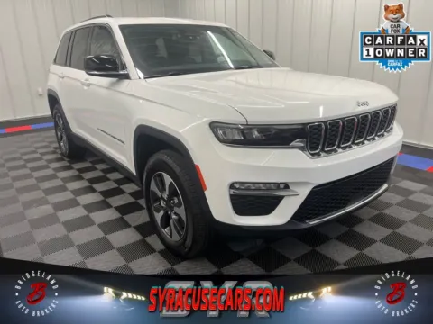 White 2023 Jeep Grand Cherokee 4xe for sale in Bridgeport, NY