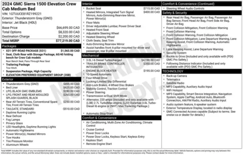 Photos of 2024 GMC Sierra 1500 Elevation for sale in Bridgeport, NY at Bridgeland Auto Brokers