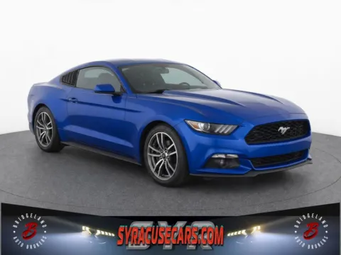 Blue 2017 Ford Mustang EcoBoost for sale in Bridgeport, NY