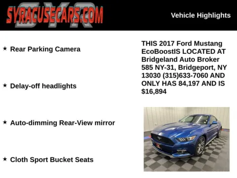 More photos of 2017 Ford Mustang EcoBoost at Bridgeland Auto Brokers, NY