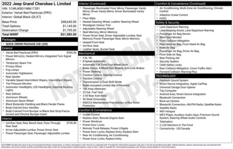 Photos of 2022 Jeep Grand Cherokee L Limited for sale in Bridgeport, NY at Bridgeland Auto Brokers
