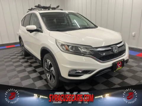White 2016 Honda CR-V Touring for sale in Bridgeport, NY