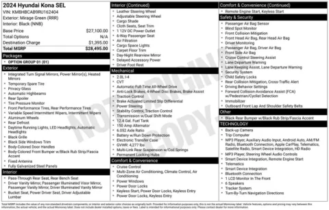 Photos of 2024 Hyundai Kona SEL for sale in Bridgeport, NY at Bridgeland Auto Brokers