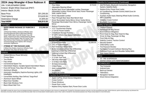 Photos of 2024 Jeep Wrangler Rubicon X for sale in Bridgeport, NY at Bridgeland Auto Brokers