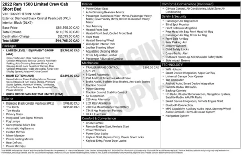 Photos of 2022 Ram 1500 Limited for sale in Bridgeport, NY at Bridgeland Auto Brokers
