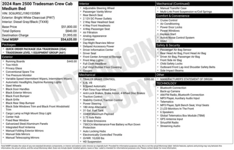 Photos of 2024 Ram 2500 Tradesman for sale in Bridgeport, NY at Bridgeland Auto Brokers