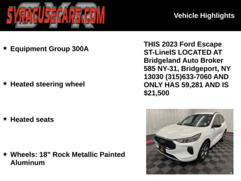 More photos of 2023 Ford Escape ST-Line at Bridgeland Auto Brokers, NY
