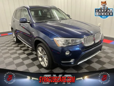 Blue 2017 BMW X3 xDrive28i for sale in Bridgeport, NY