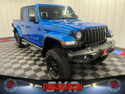 Blue 2021 Jeep Gladiator Willys for sale in Bridgeport, NY