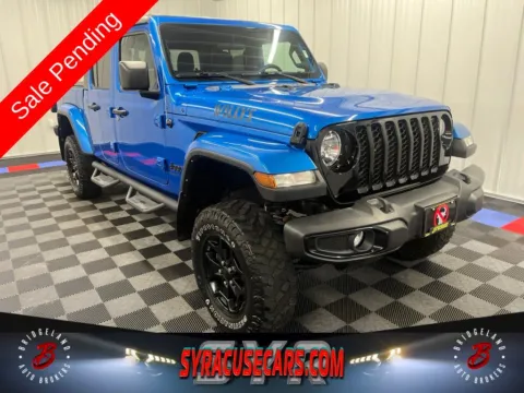 Blue 2021 Jeep Gladiator Willys for sale in Bridgeport, NY