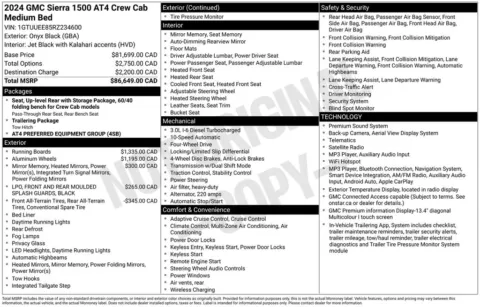 Photos of 2024 GMC Sierra 1500 AT4 for sale in Bridgeport, NY at Bridgeland Auto Brokers