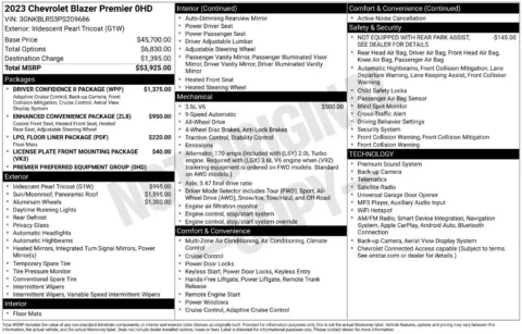 Photos of 2023 Chevrolet Blazer Premier for sale in Bridgeport, NY at Bridgeland Auto Brokers