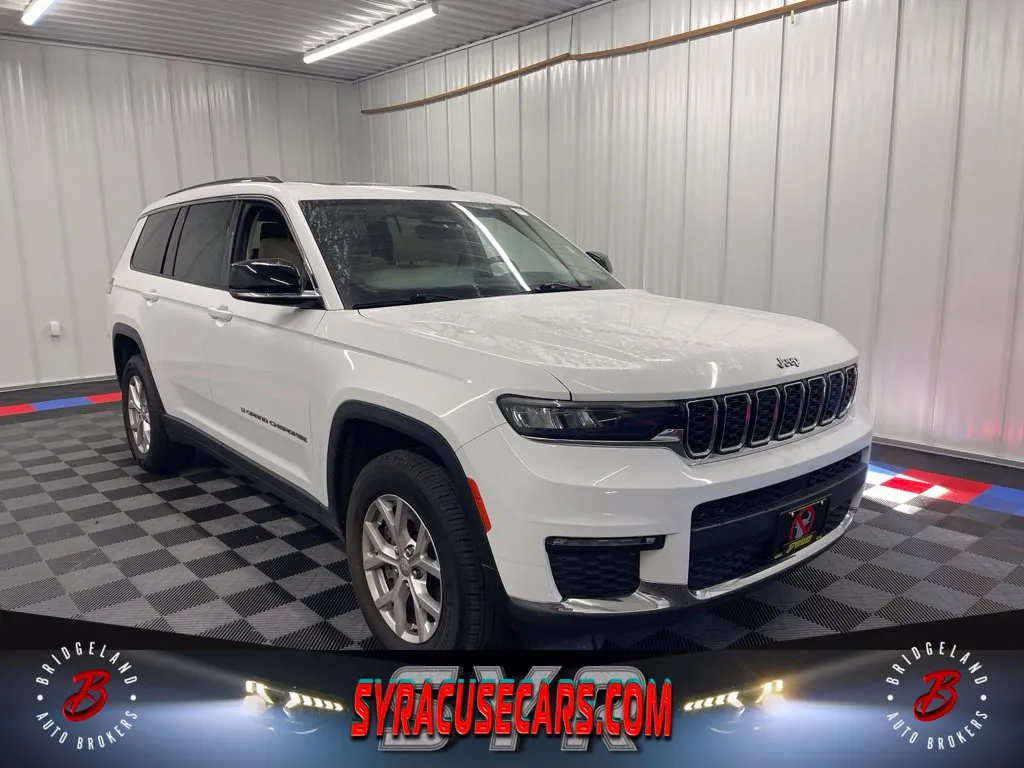 White 2021 Jeep Grand Cherokee L Limited for sale in Bridgeport, NY