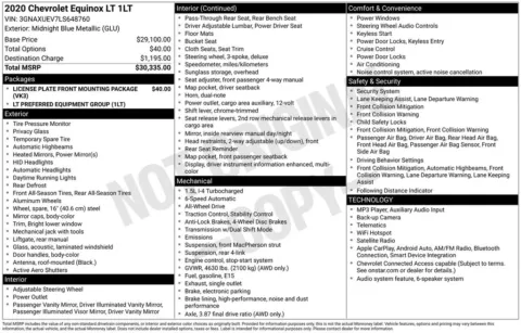 Photos of 2020 Chevrolet Equinox LT for sale in Bridgeport, NY at Bridgeland Auto Brokers
