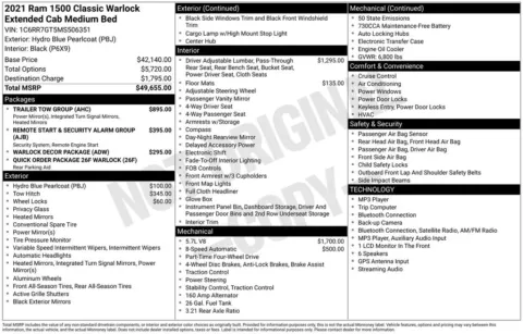 Photos of 2021 Ram 1500 Classic Warlock for sale in Bridgeport, NY at Bridgeland Auto Brokers